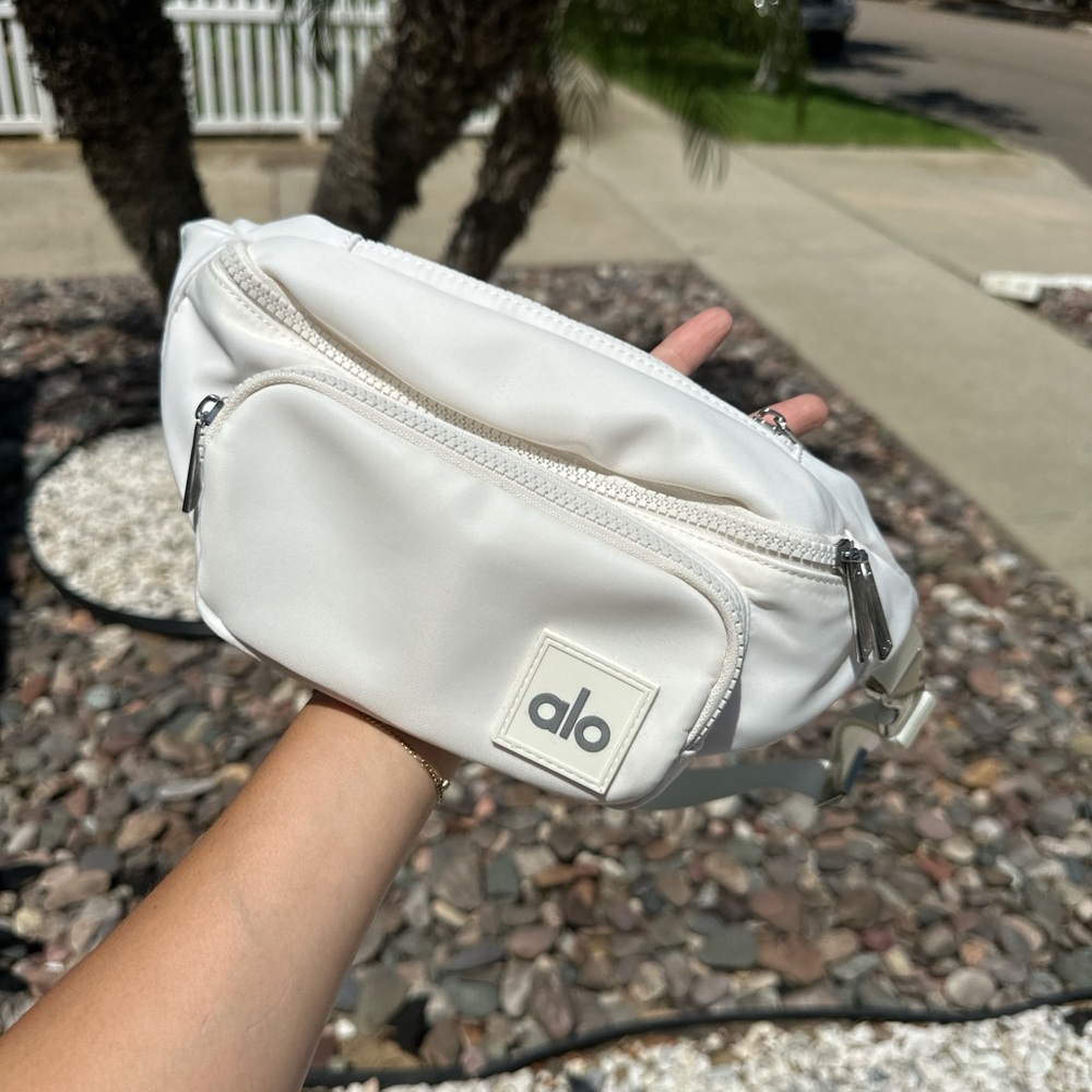 ALO Yoga White Crossbody Bag